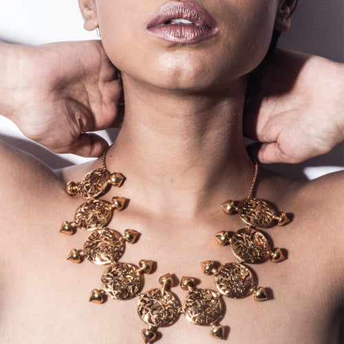 MAYASAAR NECKLACE - DBJ International Antique Gold Plated